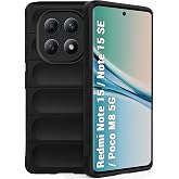 TheGiftKart Liquid Silicon Back Cover Case for Mi Redmi Note 15 / Note 15 SE/Poco M8 5G | Shockproof Military Grade Protection | Micro-Fibre Cloth On