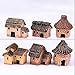 Produktbild Junsi LK 6xFairy Garden fee garten Miniature Stone House steinhaus Figurine Craft Micro Landscape Decor J32