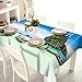 Produktbild Z&N Neue Garten kreative 3d Polyester Faser Anti-Fouling Staub Anti-Hochtemperatur geeignet für Haus Küche Nachttisch Hochzeit im Freien Picknick verschiedene Größe Tischdecke (B3),L,228*228cm
