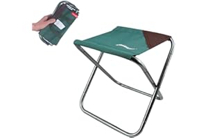 Hodeacc Small Portable Folding Stool,Mini Outdoor Camping Folding Chairs,Collapsible Camp Stool Lightweight for Camping,Fishing,Picnic,Travel and Hiking