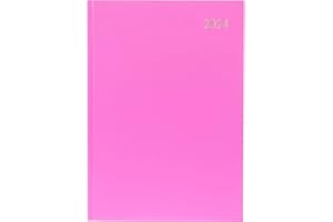 Top Sale 2024 A4 Day A Page Yearly Diary with Hard Cover Pink