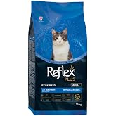 Reflex Plus Yetişkin Kediler i&ccedil;in Somonlu Kedi Maması, 15 kg