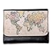 Produktbild Portemonnaie Geldbörse Brieftasche // V00002415 Projection Mercators Welt Alte Karte // Medium Size Wallet
