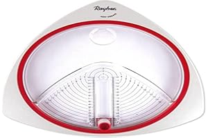 Rayher Circle Cutter for Crafting with 3 Replacement Blades, Paper Trimmer for Circles with a Diameter of 2.6–15 cm