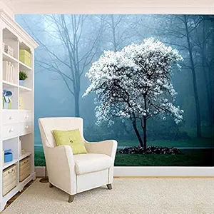 Psgraphics Self Adhesive Wallpaper Wall Sticker for Home Decor Office Living Room Bedroom Hall Kids Room Play Room 3D Design hd Quality Tree (48inchx72inch)-24sqft-1Roll