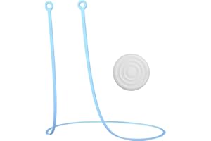 DOB SECHS Zatyczki do uszu link, sznurek bezpieczeństwa, elastyczny pasek silikonowy, z etui z silikonu, kompatybilne z Loop Quiet/Engage/Experience, (bez zatyczek do uszu), niebieskie