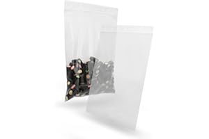 Elke-Plastic Lot de 100 sachets en plastique refermables - Sacs en plastique - 220 x 310 mm