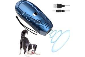 BUBBACARE Anti Aboiement Chien, Anti Aboiement Chien Ultrason Portatifs de 16.4 Pieds, Dispositif Anti Aboiement Chien à Portée Efficace, Dressage d'animaux Domestiques pour l'intérieur et l'extérieur