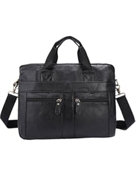 Zhhlaixing Mens Womens Damen Office Smooth Slim Zipper Cross Body Shoulder Bag Briefcase Christmas Halloween