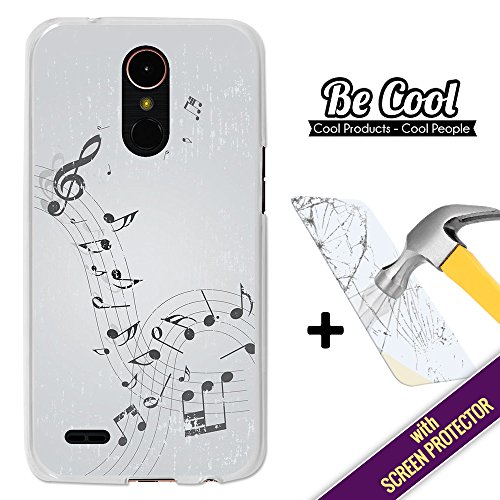 Becool - Funda Gel Flexible para LG K10 2017 1 Protector Cristal Vidrio Templado Carcasa TPU fabricada con la mejor Silicona protege y se adapta a la perfecci n a tu Smartphone y con nuestro exclusivo dise o Partitura en gris reviews Becool - Funda Gel Flexible para LG K10 2017 1 Protector Cristal Vidrio Templado Carcasa TPU fabricada con la mejor Silicona protege y se adapta a la perfecci n a tu Smartphone y con nuestro exclusivo dise o Partitura en gris