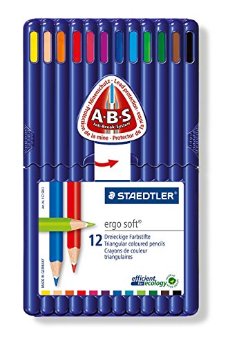 Staedtler 157 SB12 ergo soft Farbstift, 3 mm, aufstellbare Box mit 12 Farben (einzeln, verschiedene Sets und Sparpackungen wählbar) - 2