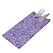 Produktbild Mank Lias stoffähnliche Servietten Bestecktaschen 40x40 cm 1/8-Falz in vielen Farben für Hochzeit, Taufe, Gastronomie und anderen Anlässen (lila)