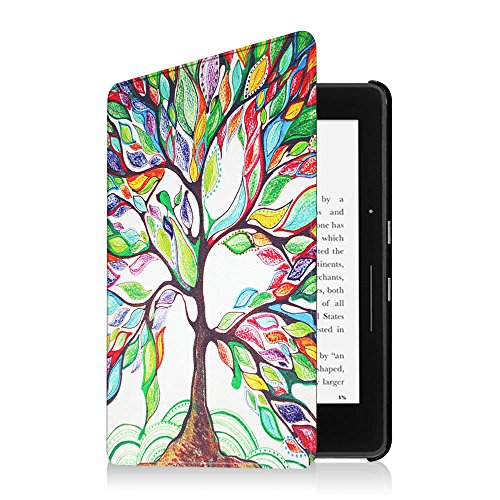 Kindle Voyage Hülle Case – Fintie Ultra Slim Lightweight Schutzhülle Tasche Cover mit Auto Schlaf / Wach Funktion Standfunktion nur geeignet für Kindle Voyage, Liebesbaum - 7