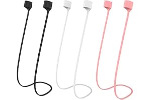 3 delar magnetisk öronsladd för sport, öronsnäckor, mjukt silikonband, anti-förlust, kompatibel med AirPods PRO/1/2/3