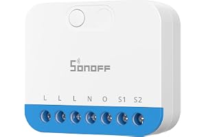 SONOFF MINI DIM Zigbee Dimmer för dimbara LED-lampor, elektroniska transformatorer, glöd- och halogenlampor, Zigbee 3.0, neutralledare krävs, energimätning, fungerar med Alexa, Google Home och IFTTT
