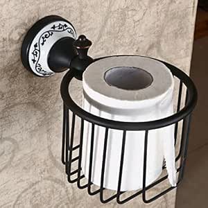 LUYU Wandregal Für Toilettenpapier & Handy – Retro-Design, Wasserdicht, Aluminium