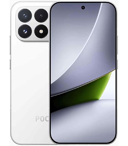 POCO F7 Smartphone, 12+512GB, White, Flagship Snapdragon® 8s Gen 4