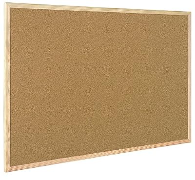 Bi-Office Économique Tableau d'affichage en liège 600 x 400 mm Naturel