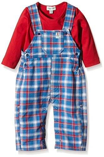 Lilly & Sid Baby-Boys 8 Ways To Wear Dungaree Set 3-6 Months Dungarees, Blue