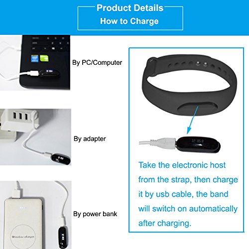 AsiaLONG Schrittzähler Armband Uhr Fitness Tracker Ohne Bluetooth mit Zeit, Dtum, Kalorienzähler, Schlafüberwachung, Entfernung, Geschwindigkeit Ohne APP Handy für Sport Outdoor - 8