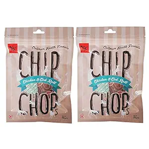 Chip Chops Dog Treat Chicken and Codfish Rolls, 210g Optimum Health Formula (Pack of 2)