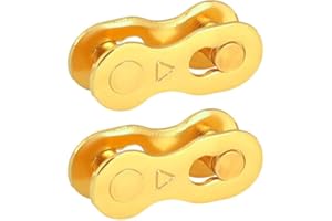 DOMYBEST FR Domybest 2 Paires Maillons de Chaîne de Vélo Connecteur de Chaîne de Vélo Attaches Rapides Maillons Manquants pour Chaîne Vélo