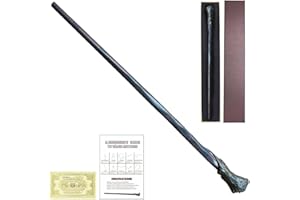 FemKey Bacchetta Magica Halloween, Bacchetta Resina di Mondo Magico, Cosplay Halloween per Streghe e maghi 37cm 72.5g