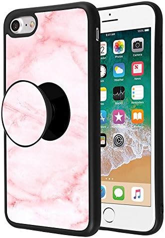 Sangkoo iPhone 7/iPhone 8 Case With Stand, Pink Marble Fashion Personalized Design TPU Material For iPhone 7/iPhone 8