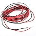 Produktbild 2 x 3 M 22 Gauge AWG Silikon Gummi Drahtseil Draht Kabel flexibel rot schwarz