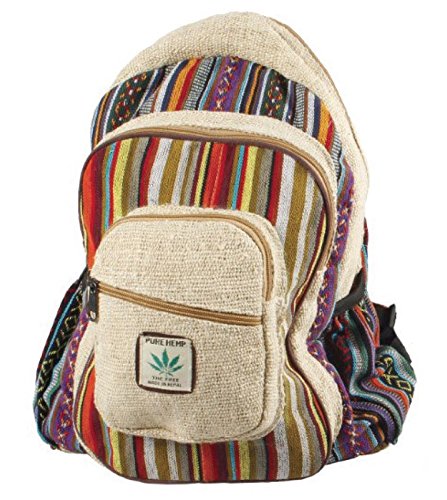 Preisvergleich Produktbild Rucksack aus Hanf, cultbagz Nepal Hand Made