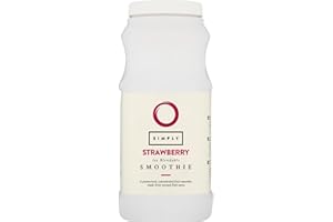 Simply Strawberry Smoothie, Vegan Blendable Concentrated Smoothie Mix Made with Real Fruit Puree (1 Litre)