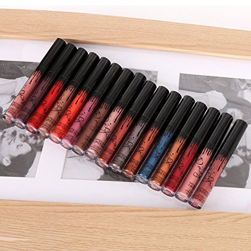 ROMANTIC BEAR 16 Colors Waterproof Long Lasting Matte Liquid Lipstick Beauty Lip Gloss - 9
