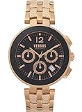 Versus by Versace Herren Analog Quarz Uhr mit Edelstahl Armband VSP762618