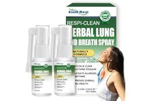 MEITREND Lungenreinigungsspray, 2 Stück Herbal Lung Spray, Lungenreinigung Spray, Herbal Lung Cleansing Spray, Tägliches Reinigungsspray