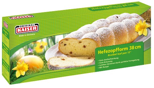 KAISER Hefezopfform 38 cm Frühling sehr gute Antihaftbeschichtung praktischer Griffrand leichtes Verzieren - 4