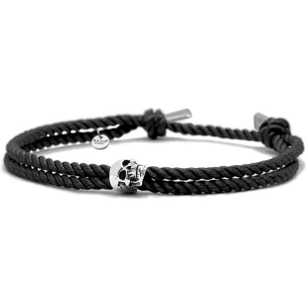 JewelryWe Roestvrij staal Infinity Love Charm Lederen Armband voor Mannen Vrouwen Verstelbare Fit 7-8,3 inch, Zwart, Roestvrij staal, Geen steen