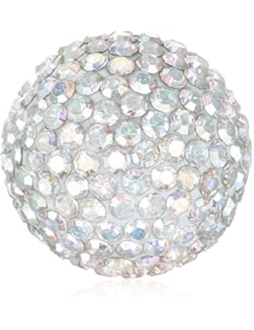 Engelsrufer Damen-Anhänger Klangkugel Crystal Metalllegierung Glas weiß - ERS-01-ZI-S