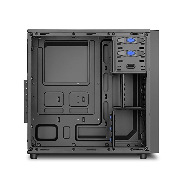 Sharkoon VS4-S - Caja de Ordenador, PC Gaming, Semitorre ATX, Negro - Image 5