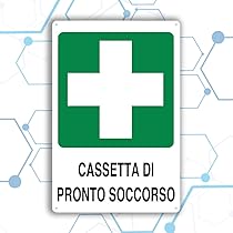 Cartelli Emergenza Pronto Soccorso In Alluminio - 2 Pezzi 25x35 Cm Per Obbligo Di Legge - Foto 4