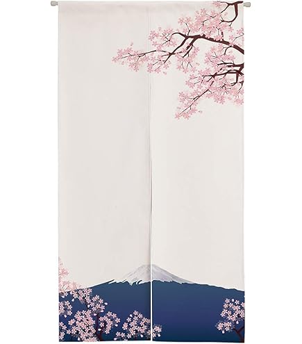 Rideau Noren Japonais CAGFINY – Rideau De Porte Sushi Bar Izakaya, Style Traditionnel, 30x50 Cm, Lin Naturel