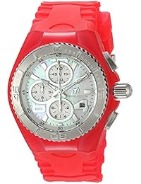 TechnoMarine TM-115260 - Reloj de cuarzo para mujeres, color rojo