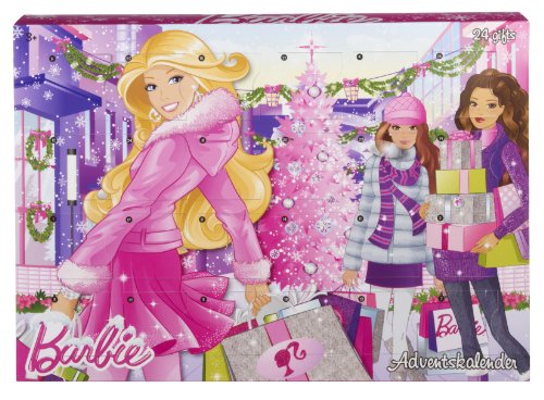 Mattel Barbie Doll Accessories Girl's Christmas Advent Calendar