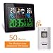 Produktbild ZDYLM-Y Wetterstation mit Farbdisplay Digital Thermometer-Hygrometer inkl Außensensor Haushalt Farbbildschirm Wireless Wettervorhersage Uhr