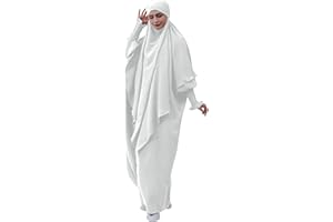 SKFLABOOF Abaya Damen Gebetskleidung Für Frauen Muslimische Kleider Hijab Kleid Arabische Kleidung Damen Gebetskleid Afrikanische Kleider Kaftan Damen Lang Arabisch
