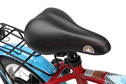 BIKESTAR® Premium Kinderfahrrad für sichere und sorgenfreie Spielfreude ab 3 Jahren ★ 12er Modern Edition ★ Blau & Rot - 5