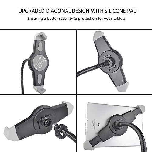 iPad-Stand-Tablet-Gooseneck-Holder-Mount-ieGeek-360-Degree-Rotation-Flexible-Adjustable-Hands-free-Bolt-Clamp-Stand-Mount-Universal-Fit-for-iPad-Mini-iPad-234-iPad-5iPad-AiriPad-Pro-Samsung-Galaxy-Tab
