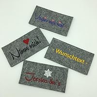 Pillenetui / Pillenhülle / Pillencase aus Filz für Anti-Baby-Pillen +++ Personalisierung Individualiserbar | Wunschname | Ihr persönliches Unikat +++