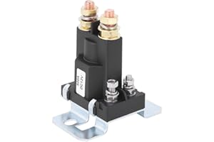 OUKENS Relé de arranque, relé de arranque de coche de 500 A 12 V, relé de aislamiento de batería automotriz para interruptor de alimentación de coche