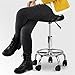 tinkertonk Faux PU Leather Massage Tattoo Beauty Salon SPA Manicure Swivel Gas Lift Stool Therapy Gas Stool Height Adjustable