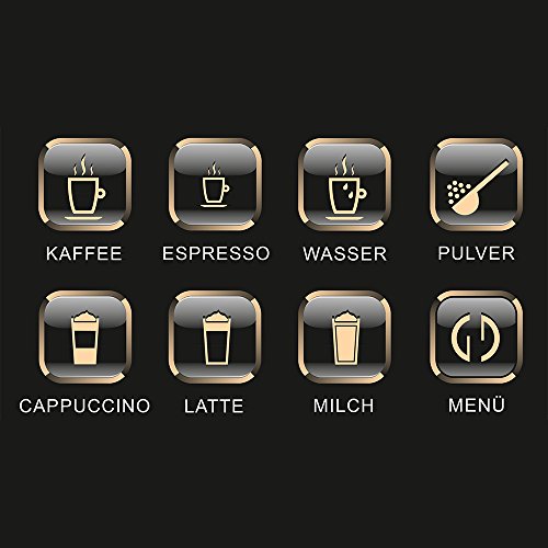 Kaffeevollautomat ONE-TOUCH✔ Café Bonitas✔ King-Star Black✔ Touchscreen✔ Dualboiler✔ 19 Bar✔ Milchschaum-System✔ Vorbrühsystem✔ Latte Macchiato✔ Kaffee✔ Espresso✔ Cappuccino✔ heißes Wasser✔ Milchschaum✔ Kaffeeautomat✔ Kaffeemaschine✔ - 9